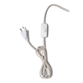 Biela stolová lampa s textilným tienidlom (výška  75 cm) Reykjavik – it's about RoMi - Image 4