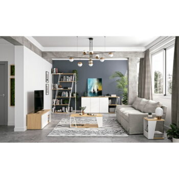 Konferenčný stolík s doskou v dubovom dekore 40x40 cm Albi - TemaHome - Image 4