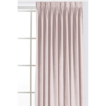 Svetloružový zamatový dimout záves 400x225 cm Velto – Filumi - Image 9