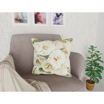 Obliečka na vankúš Vitaus Pure Flower, 43 × 43 cm - Image 2