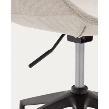 Béžové pojazdné jedálenské stoličky v súprave 2 ks Tissiana – Kave Home – Obrázok 7