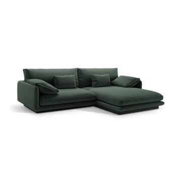 Tmavozelená rohová pohovka (pravý roh) Torino – Micadoni Home - Image 3