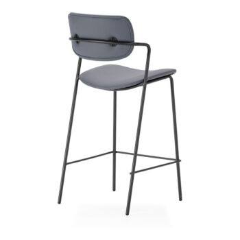 Tmavosivé barové stoličky v súprave 2 ks (výška sedadla 68 cm) Maika – Marckeric - Image 4