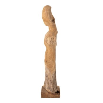 Socha z týkového dreva Bloomingville Lenoa, výška 70 cm - Image 4