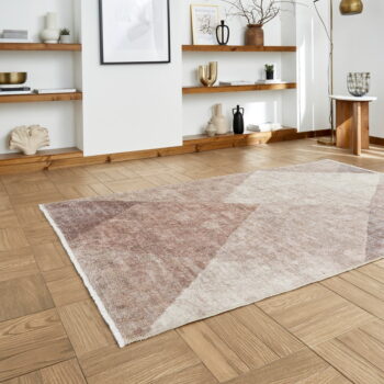 Svetlohnedý prateľný koberec s prímesou bavlny 122x170 cm Whisper – Think Rugs – Obrázok 4