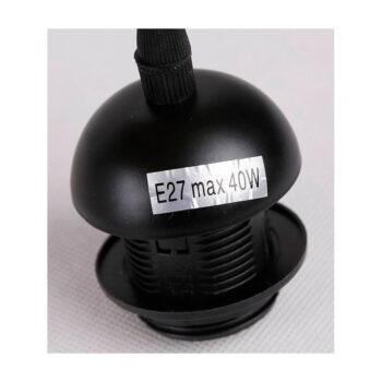 Čierne závesné svietidlo so skleneným tienidlom 10x44 cm Felis - Candellux Lighting - Image 4