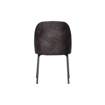 Čierne kožené jedálenské stoličky v súprave 2 ks Vogue – BePureHome - Image 3
