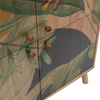 Skrinka v dekore duba v prírodnej farbe 95x111 cm Multilux – Kalune Design - Image 7