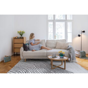 Zelená rozkladacia pohovka z textílie buklé 215 cm Patti – Bonami Selection – Obrázok 5