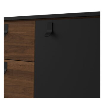 Čierna komoda Tvilum Ry, 150 x 72 cm - Image 7
