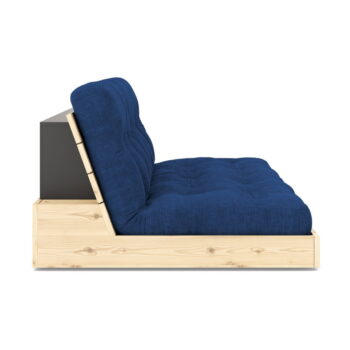 Modrá menčestrová rozkladacia pohovka 196 cm Base – Karup Design - Image 2