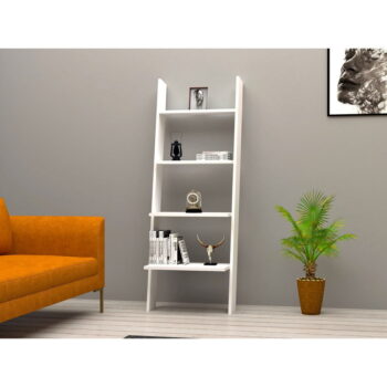 Biely regál 56x150 cm Solid – Kalune Design - Image 3