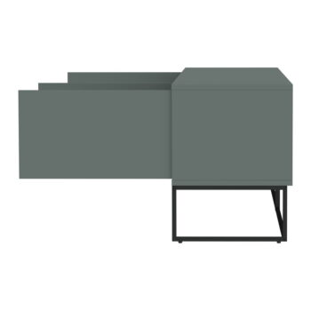 Sivozelený TV stolík 177x57 cm Lipp - Tenzo – Obrázok 4