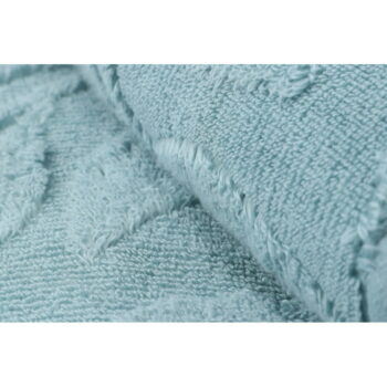 Tyrkysovomodré bavlnené uteráky v súprave 2 ks 50x90 cm Estela – Foutastic - Image 4