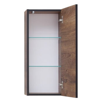 Hnedá závesná kúpeľňová skrinka v dekore duba 30x70 cm Set 374 - Pelipal - Image 3