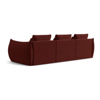 Červená pohovka 332 cm Bloom – Micadoni Home - Image 4