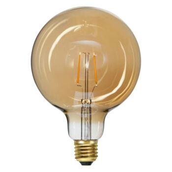 Teplá LED/filamentová žiarovka E27, 1 W Vintage Gold – Star Trading - Image 3