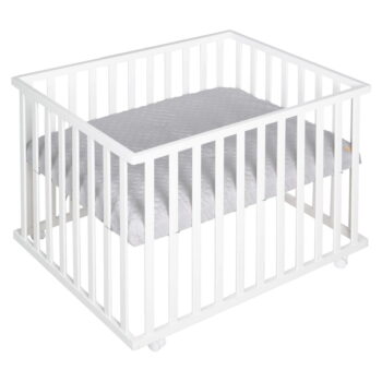 Biela detská ohrádka 100x75 cm Roba style – Roba – Obrázok 2