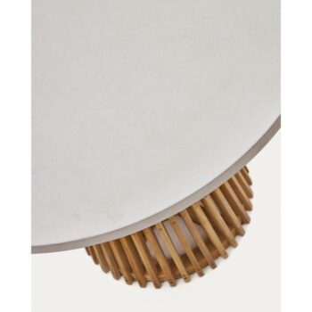 Okrúhly záhradný jedálenský stôl ø 90 cm Alcaufar – Kave Home - Image 5