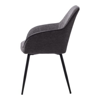 Tmavosivá jedálenská stolička Nolan – Unique Furniture - Image 5