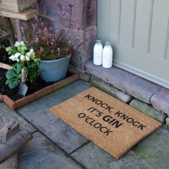 Rohožka z kokosového vlákna 40x60 cm Gin O'Clock – Artsy Doormats – Obrázok 7