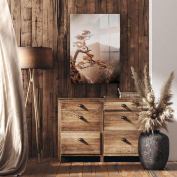 Sklenený obraz 50x70 cm Brown Tree - Styler – Obrázok 3