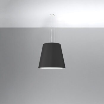 Čierne závesné svietidlo so skleneným tienidlom ø 50 cm Tresco - Nice Lamps - Image 2