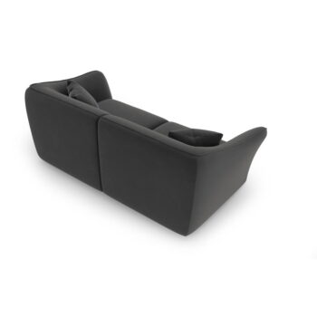 Tmavosivá zamatová pohovka 206 cm Tokyo – Cosmopolitan Design - Image 3