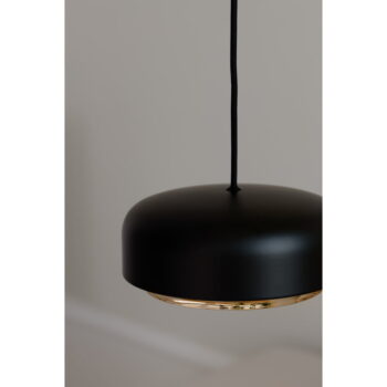 Čierne LED závesné svietidlo s kovovým tienidlom ø 22 cm Hazel mini – UMAGE - Image 2