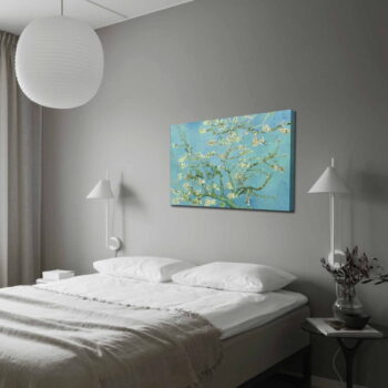 Nástenná reprodukcia na plátne Vincent Van Gogh Almond Blossom, 100 × 70 cm – Obrázok 2