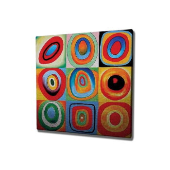 Nástenná reprodukcia na plátne Kandinsky , 45 × 45 cm – Obrázok 2