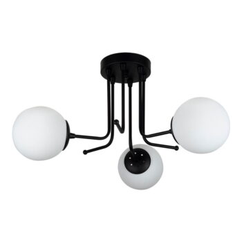Čierne stropné svietidlo Squid Lighting Star, výška 34 cm - Image 3
