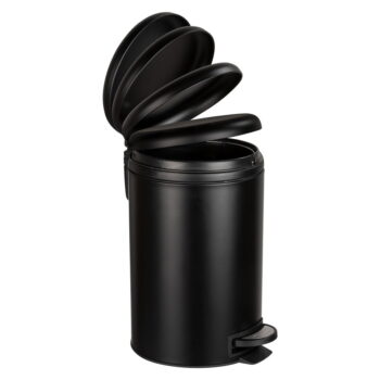 Čierny odpadkový kôš Wenko Leman Easy Close, 12 l - Image 2