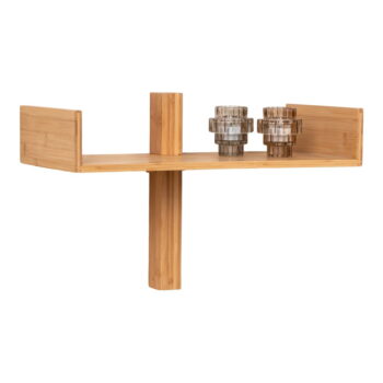 Bambusová polica v prírodnej farbe 50 cm Villa – House Nordic - Image 5