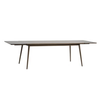 Hnedý rozkladací jedálenský stôl s doskou v dubovom dekore 190x90 cm Barrali – Unique Furniture - Image 4