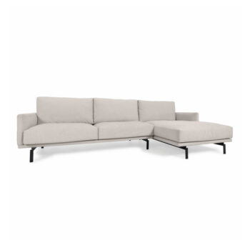 Béžová rohová pohovka Kave Home Galene, pravý roh, 254 cm - Image 6