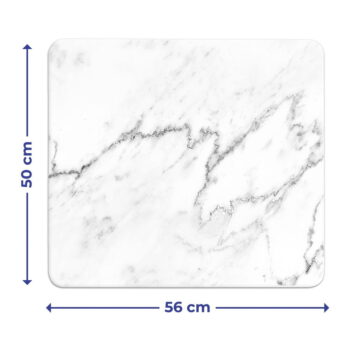 Kryt na stenu pri sporáku z tvrdeného skla 50x56 cm Marble – Wenko - Image 6