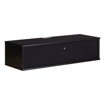 Čierny TV stolík v dekore jaseňa 89x22 cm Mistral – Hammel Furniture - Image 3