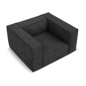 Tmavosivé kreslo Madame - Windsor & Co Sofas – Obrázok 3