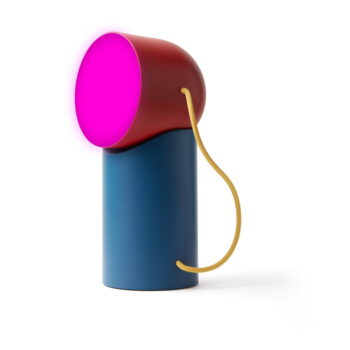Červeno-modrá LED stolná lampa (výška 14 cm) Orbe – Lexon – Obrázok 7