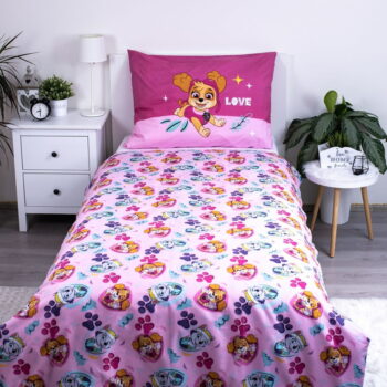 Detská obliečka na jednolôžko z mikrovlákna 140x200 cm Paw Patrol  – Jerry Fabrics – Obrázok 3