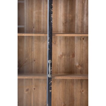 Čierna vitrína z jedľového dreva 81x122 cm Hazem – Bloomingville – Obrázok 7