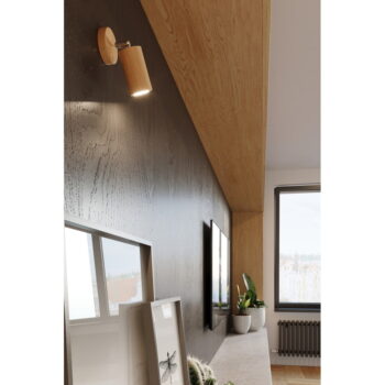 Drevené nástenné svietidlo Nice Lamps Ludwik - Image 8