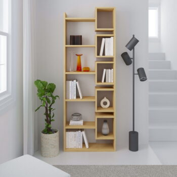 Knižnica v dekore duba 60x168,5 cm Eladi – Marckeric – Obrázok 4