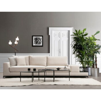 Krémová pohovka 320 cm Line – Balcab Home - Image 9