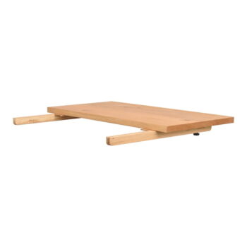 Prídavná doska k jedálenskému stolu v dekore duba 100x50 cm Plainfield – Rowico - Image 2