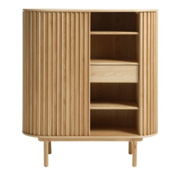 Skrinka v dekore duba v prírodnej farbe 110x125 cm Carno – Unique Furniture – Obrázok 6