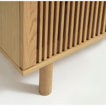 Skrinka v dekore duba v prírodnej farbe 95x140 cm Tiber – Unique Furniture - Image 6