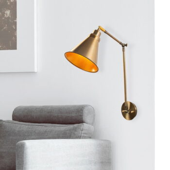 Nástenné svietidlo v bronzovej farbe Berceste – Opviq lights - Image 3