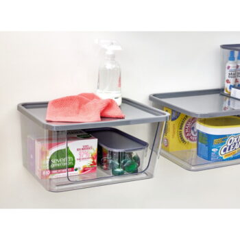 Vnútorný úložný box s vekom z recyklovaného plastu iD Wallspace – iDesign – Obrázok 5